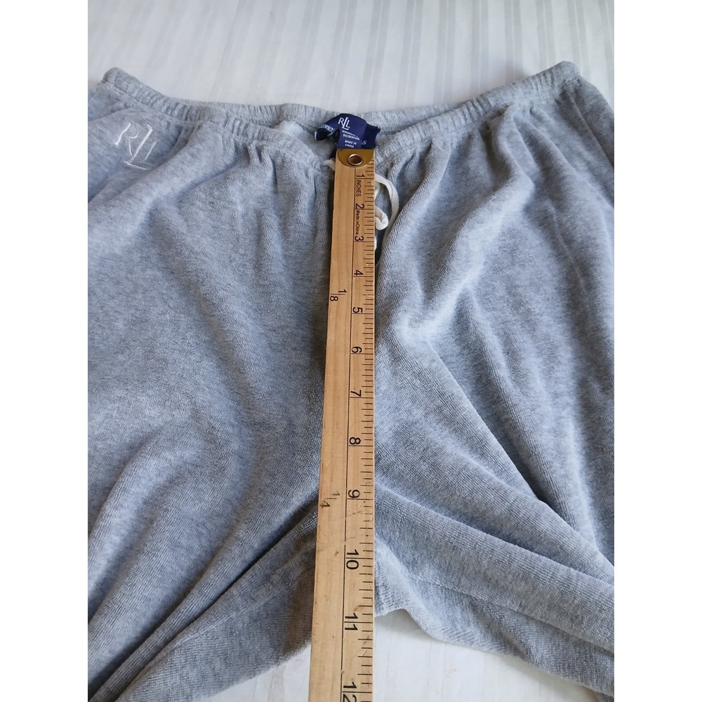 Lauren Ralph Lauren Track Suit Large XL Womens Velour Hooded Jacket Y2k - Picture 14 of 16